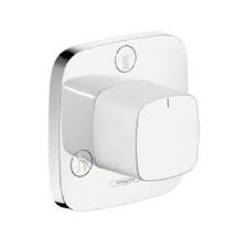 PuraVida Trio/Quatro uzavírací a přepínací ventil pod omítku DN20,bílá/chrom