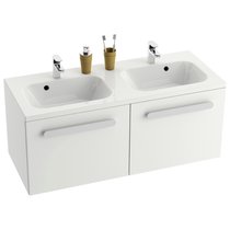 CHROME 1200 skříňka s 2-zásuvkou,bílá