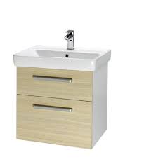 Q MAX 600/dub umyvadlo se skříňkou