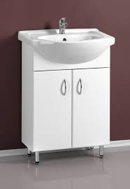 PLUTO 55 umyvadlová skříňka s umyvadlem 55,5x43